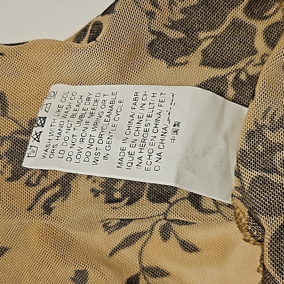 Floral Nude Illusion Top XL - Picture 6 of 8